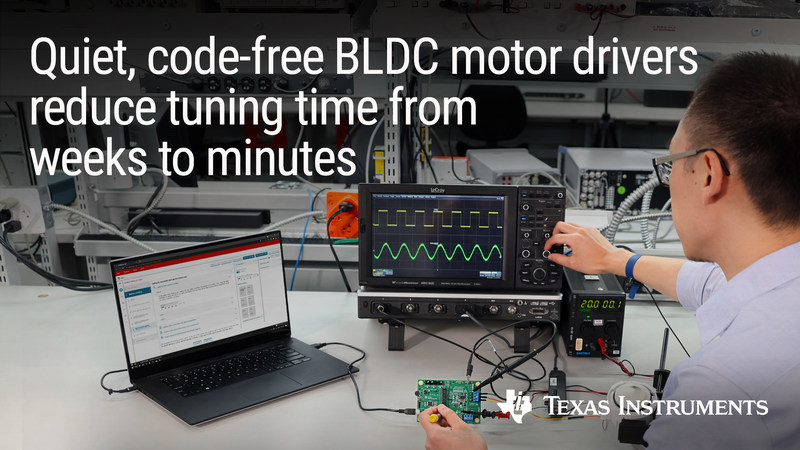 70-W BLDC motor drivers from Texas Instruments to create new history