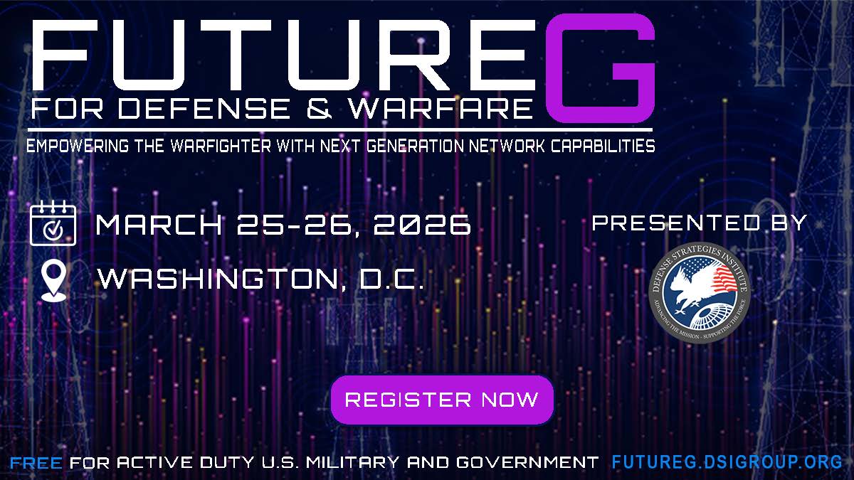 FutureG for Defense & Warfare Summit 2026